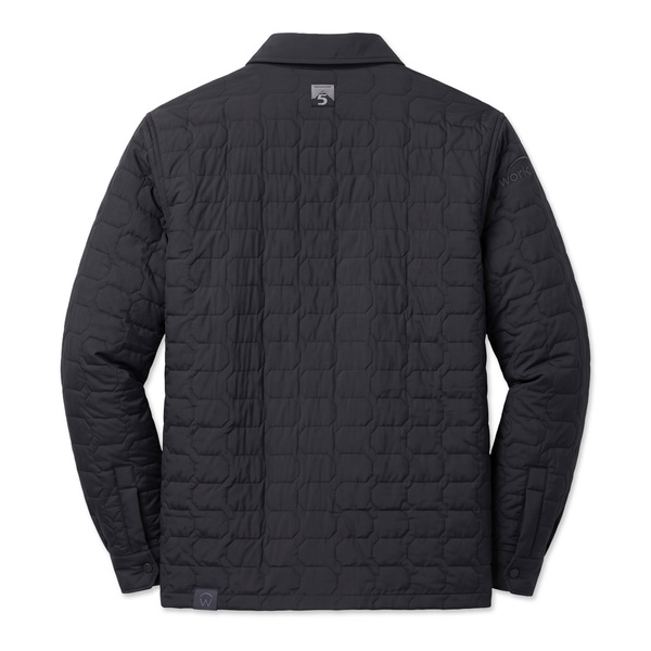 Mens Insulated Quilted Shirt Jacket